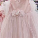 Φόρεμα ροζ με τούλι